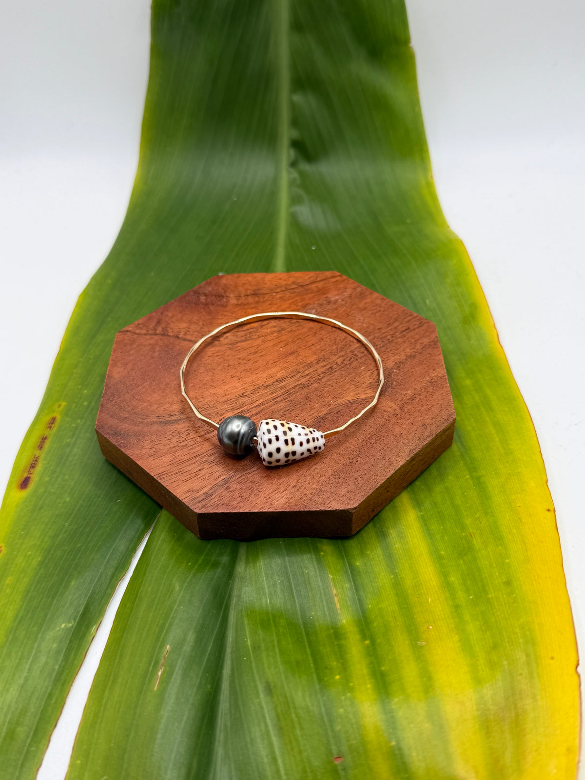 Tahitian Bangle Size 7.5" Gold Filled