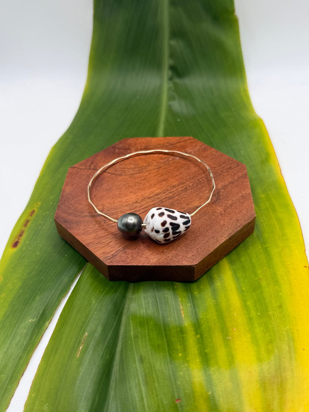 Tahitian Bangle Size 8.5” Gold Filled