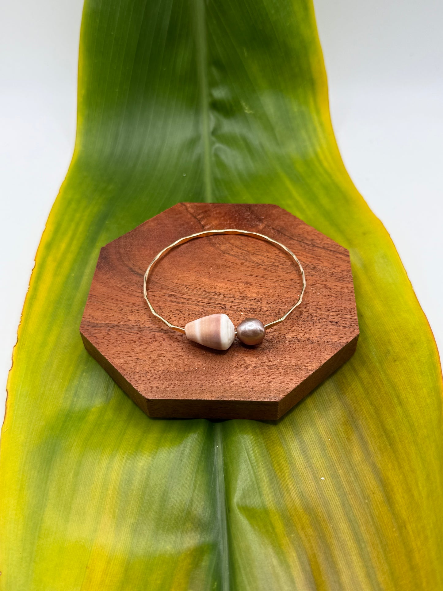 Tahitian Bangle Size 7.5" Gold Filled