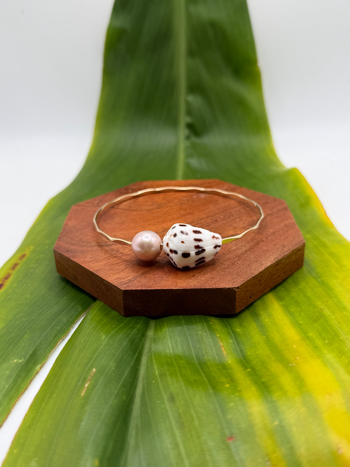 Tahitian Bangle Size 9” Gold Filled