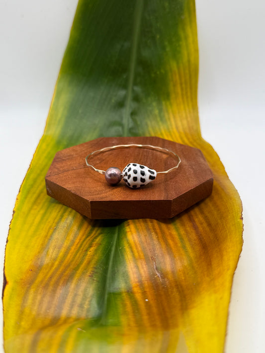 Tahitian Bangle Size 7.5" Gold Filled