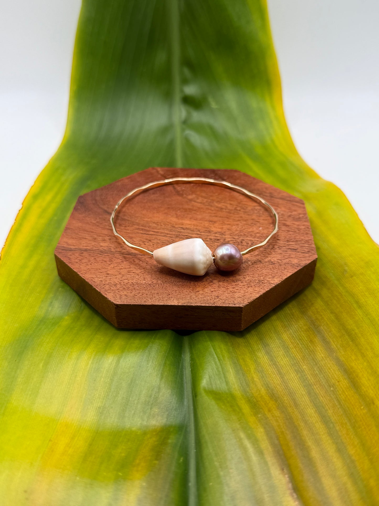 Tahitian Bangle Size 8.5" Gold Filled