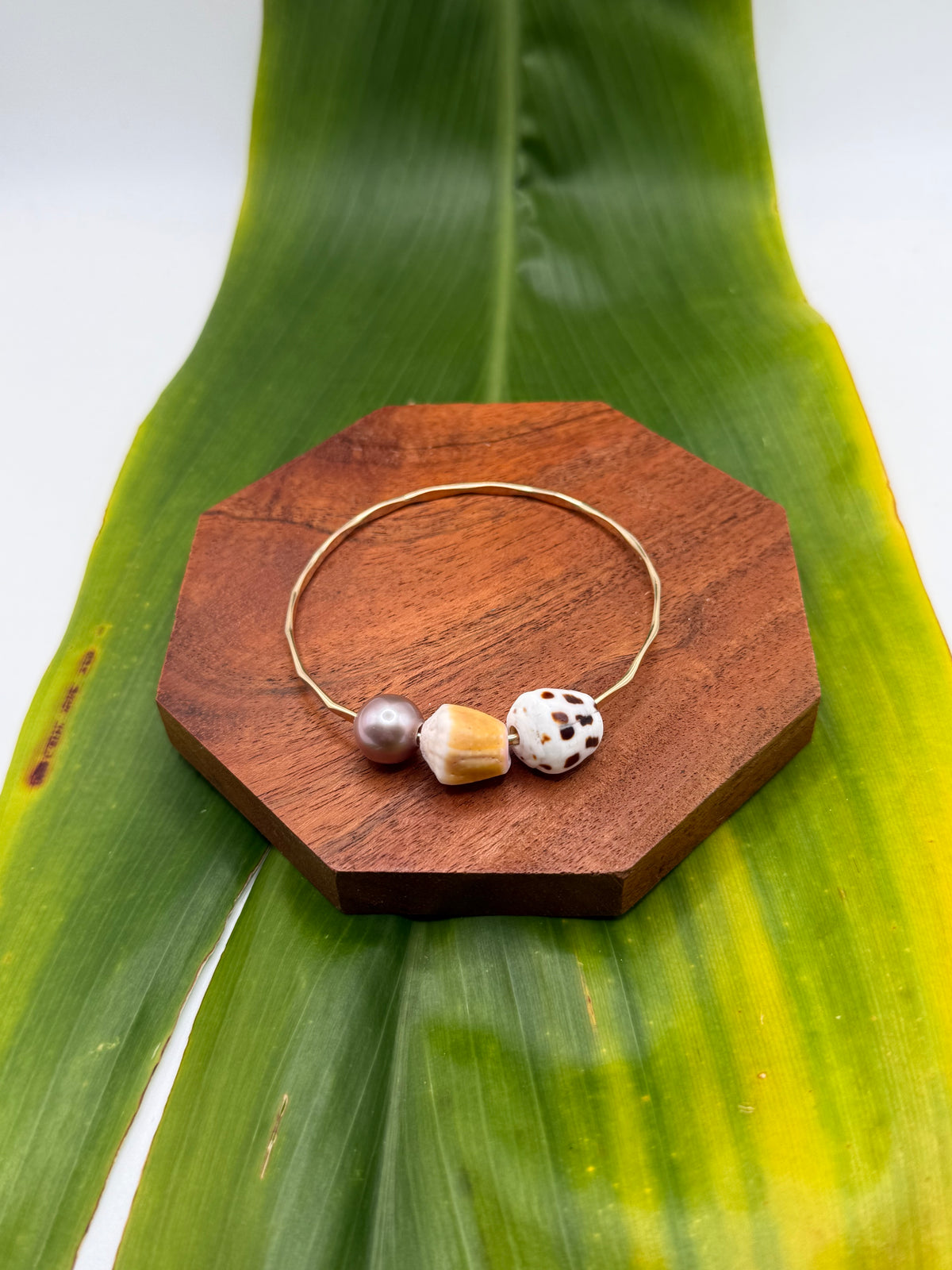 Tahitian Bangle Size 7.5" Gold Filled