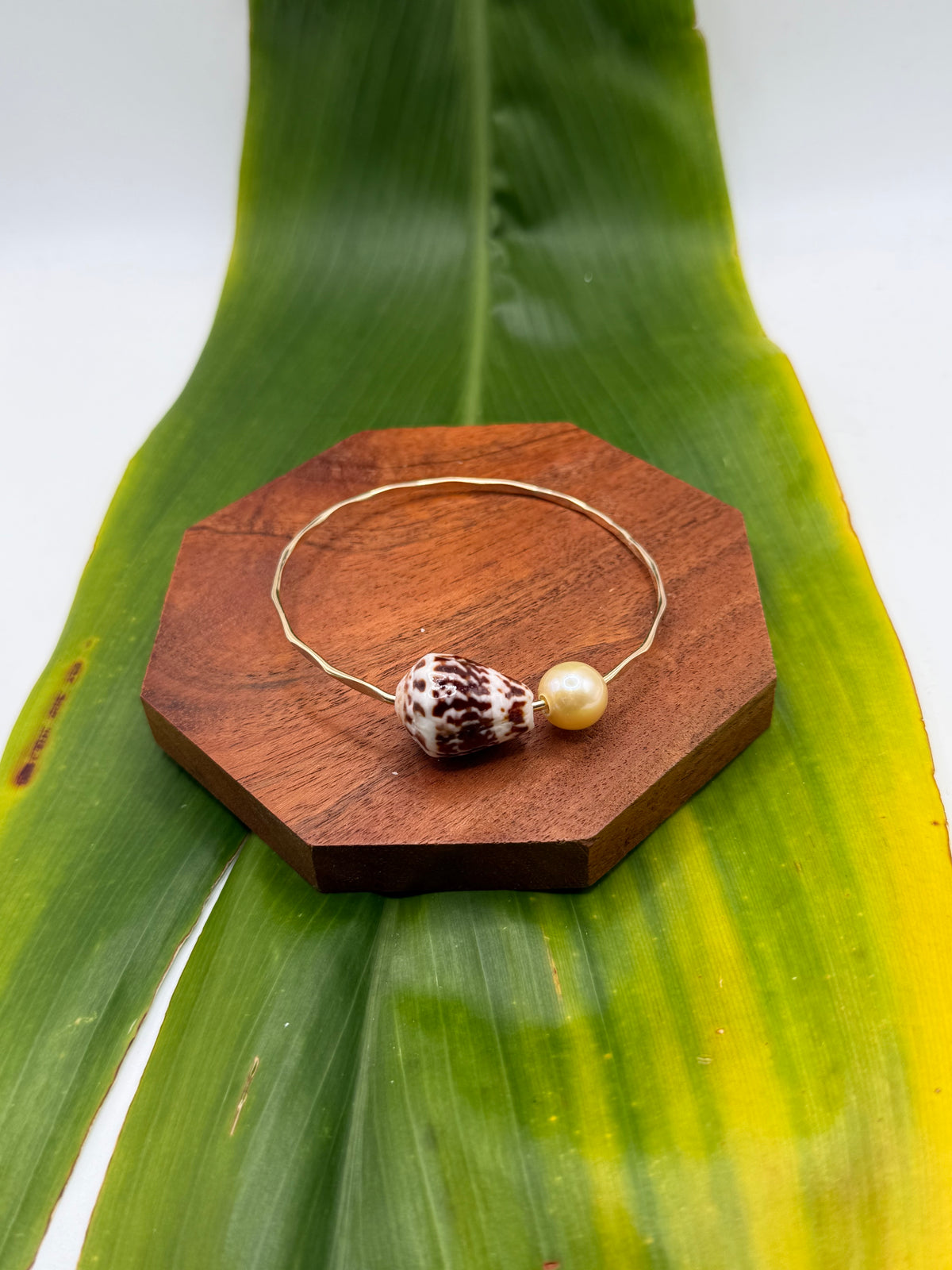 Tahitian Bangle Size 8" Gold Filled