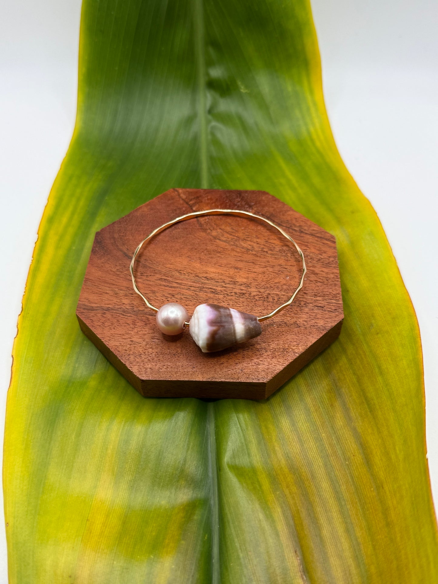 Tahitian Bangle Size 8.5" Gold Filled