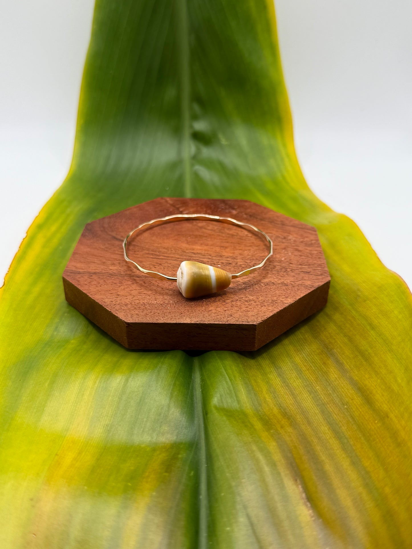 Tahitian Bangle Size 7.5" Gold Filled