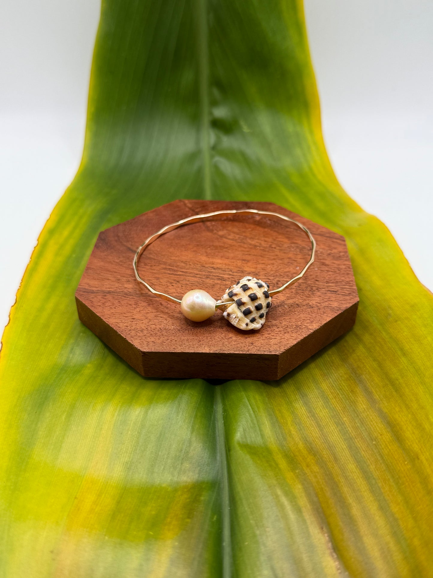 Tahitian Bangle Size 8.5" Gold Filled