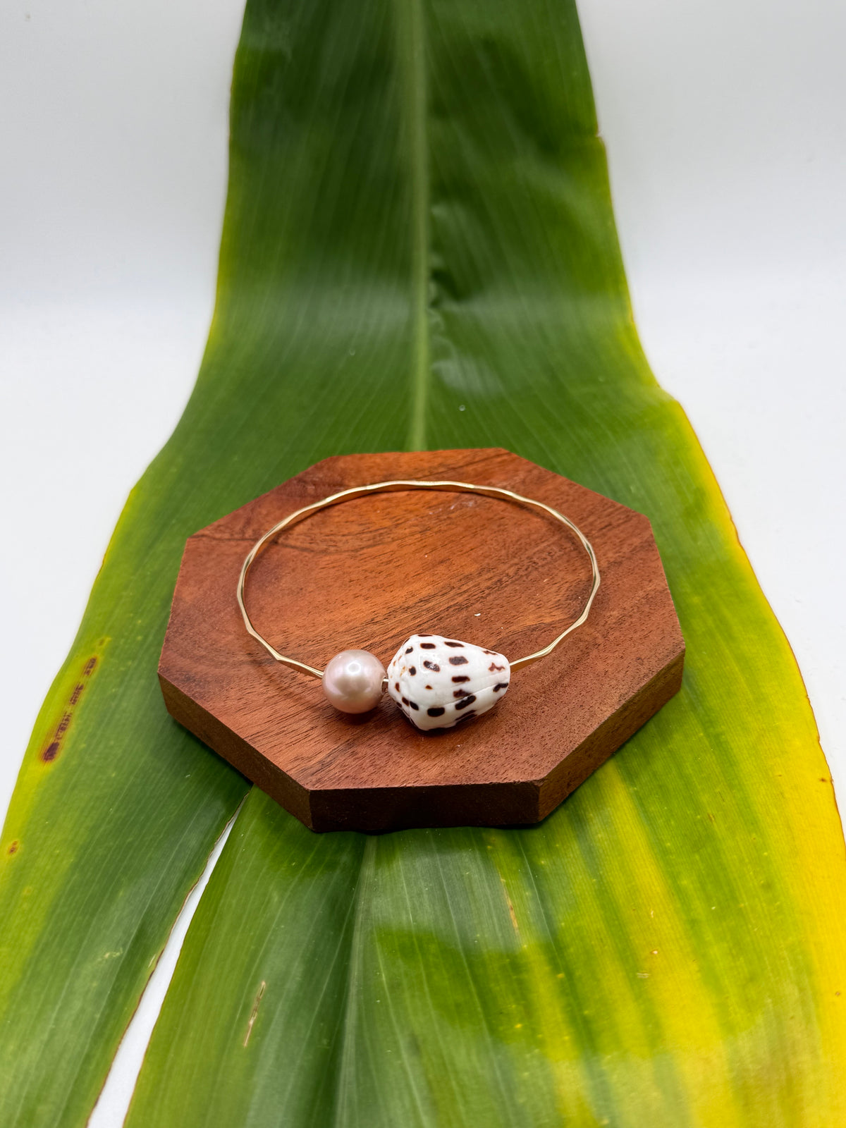 Tahitian Bangle Size 9” Gold Filled
