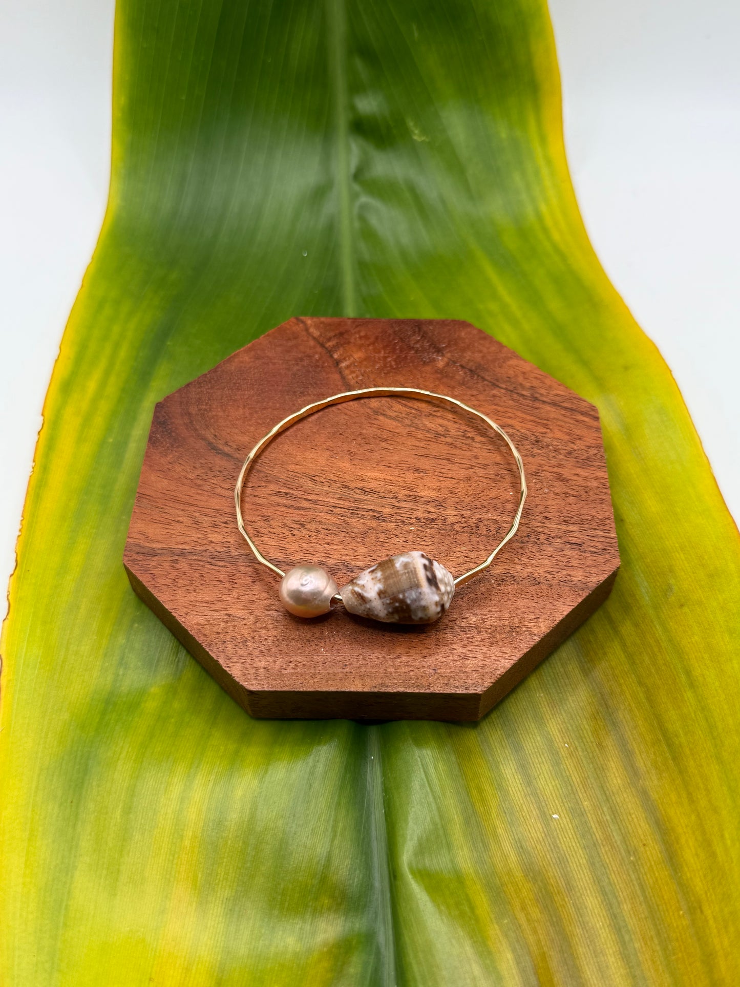 Tahitian Bangle Size 7.5" Gold Filled