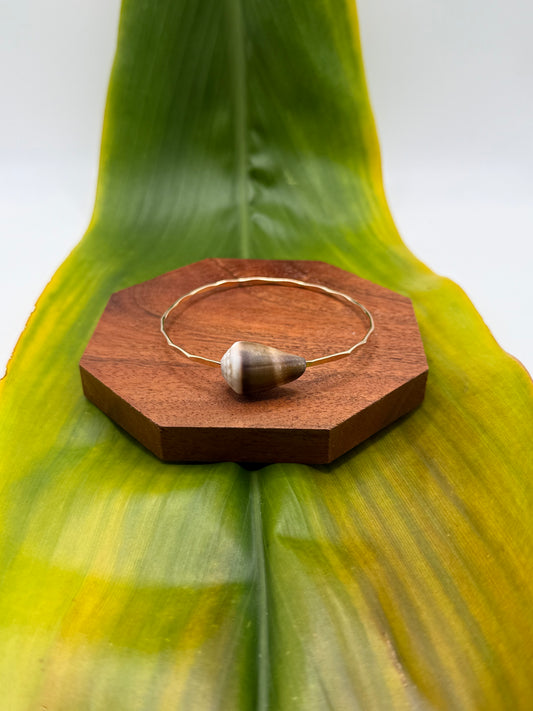 Tahitian Bangle Size 8" Gold Filled