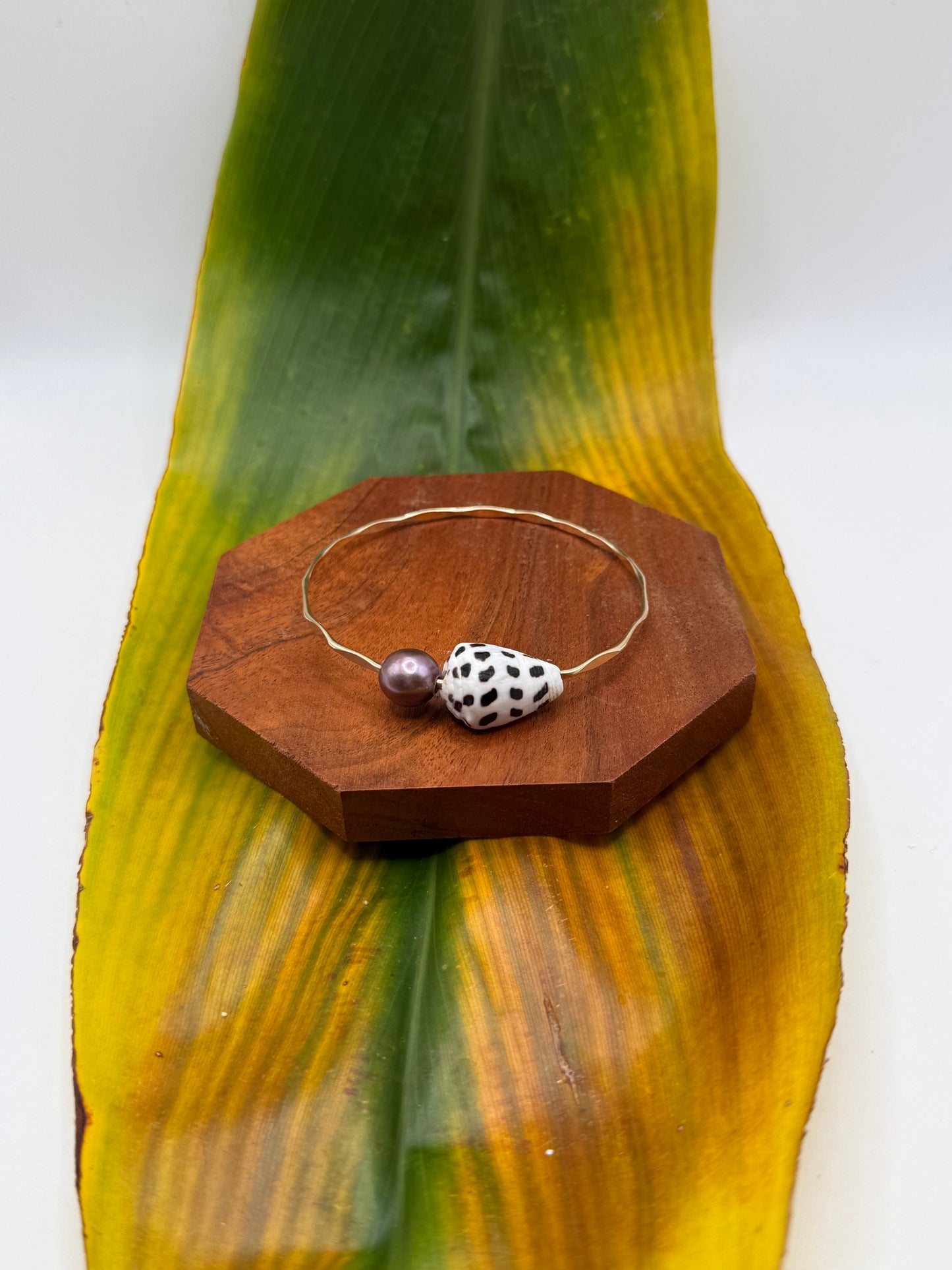 Tahitian Bangle Size 8" Gold Filled