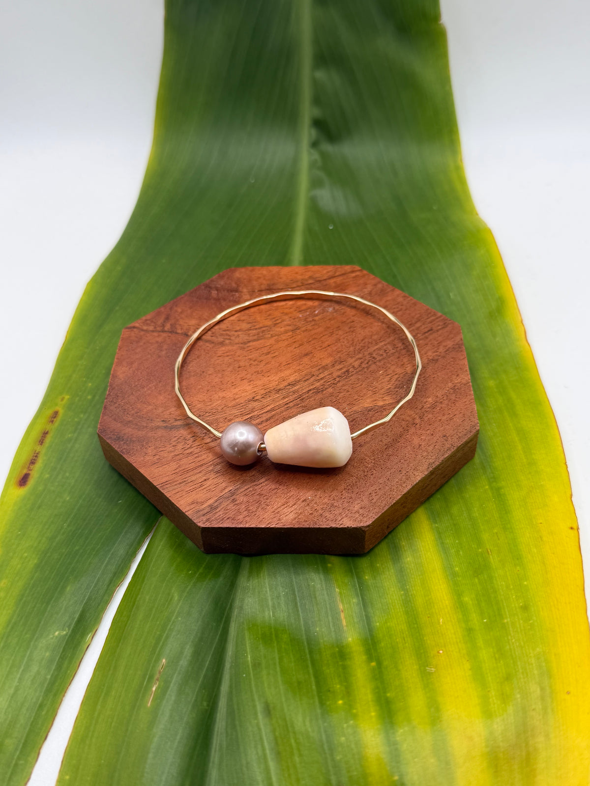 Tahitian Bangle Size 8.5” Gold Filled