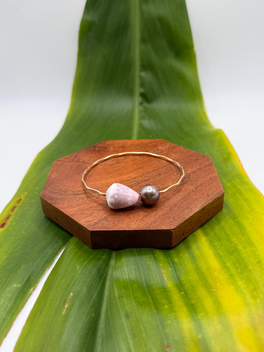 Tahitian Bangle Size 7.5" Gold Filled