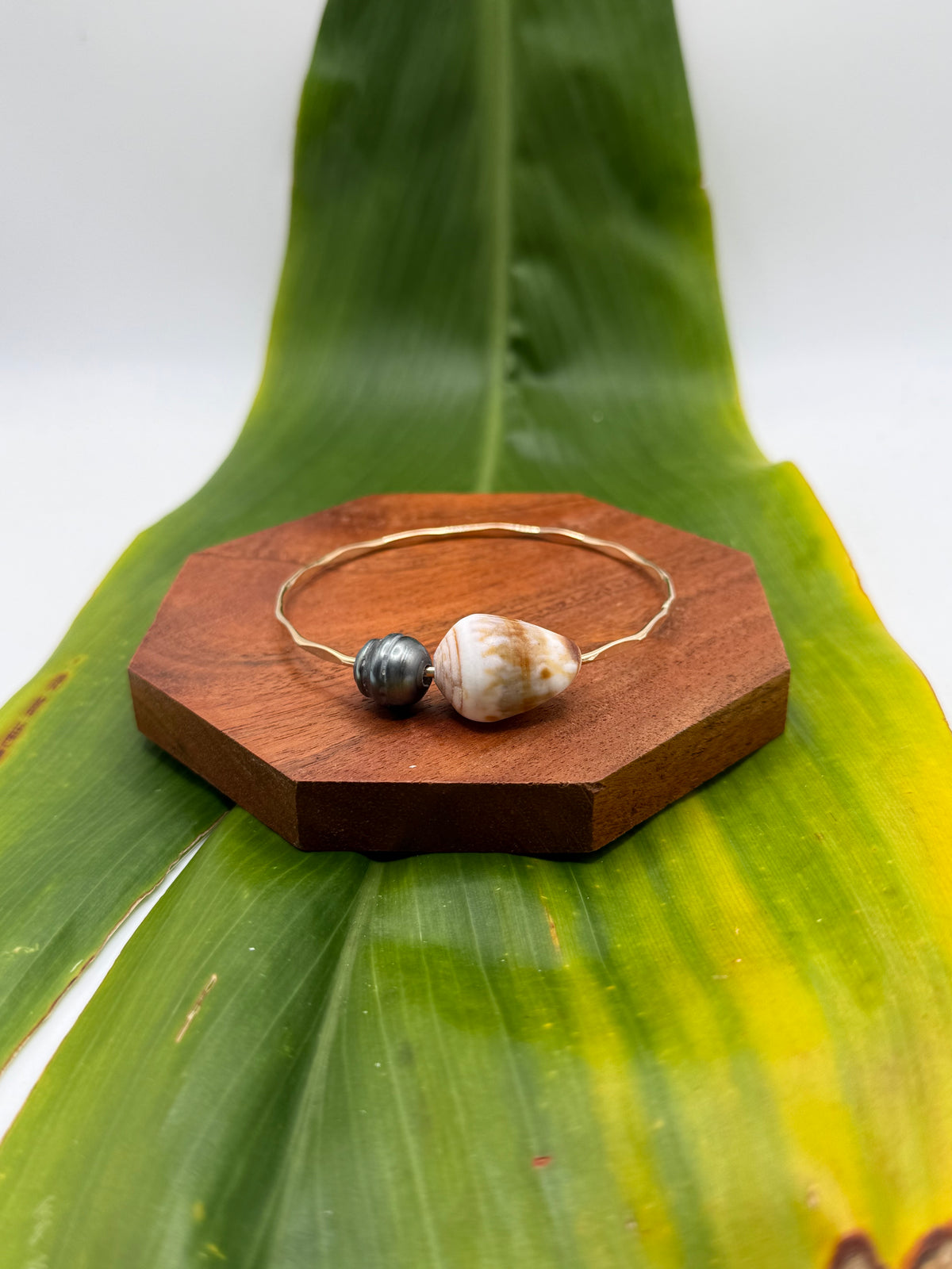 Tahitian Bangle Size 8" Gold Filled
