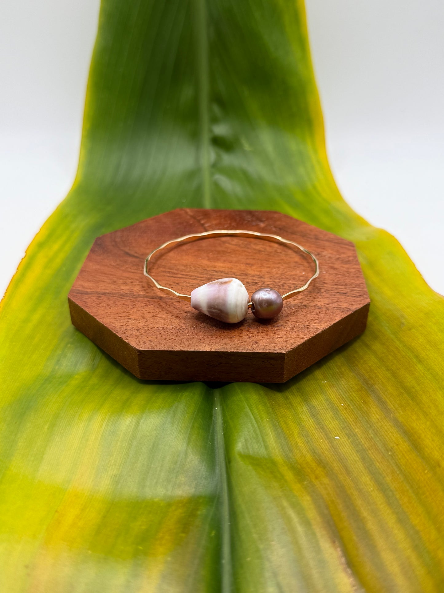 Tahitian Bangle Size 7.5" Gold Filled