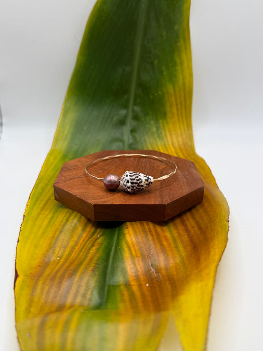 Tahitian Bangle Size 8" Gold Filled