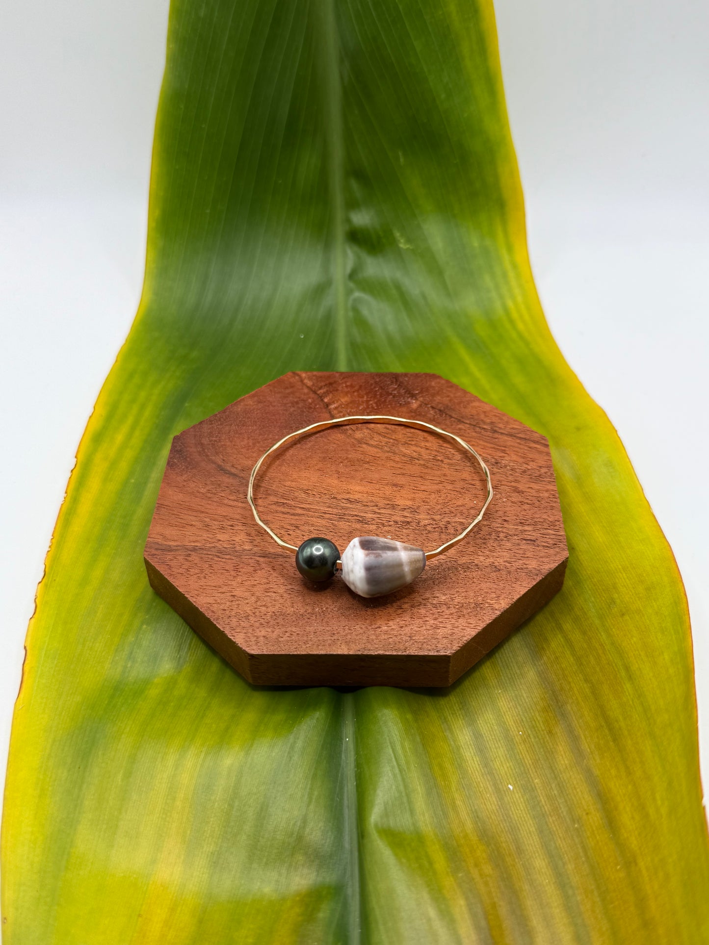 Tahitian Bangle Size 7.5" Gold Filled