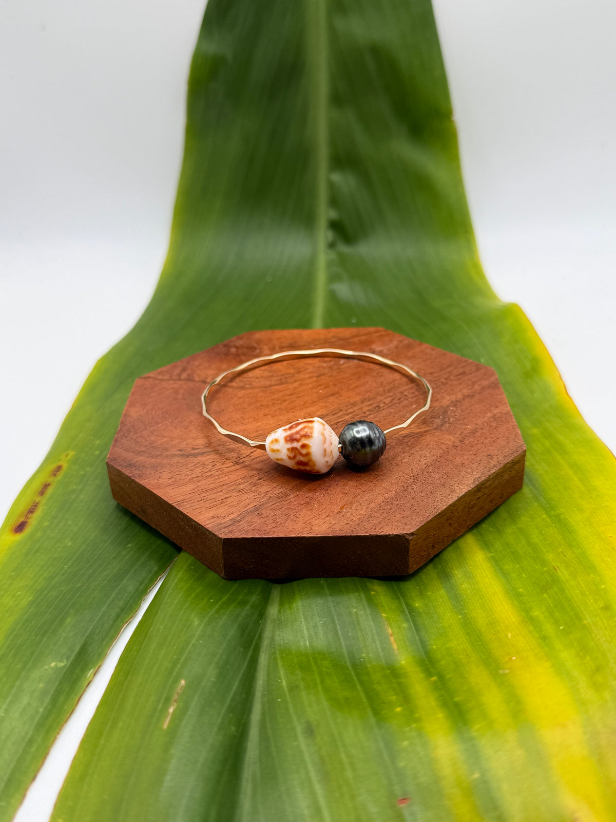 Tahitian Bangle Size 7.5" Gold Filled