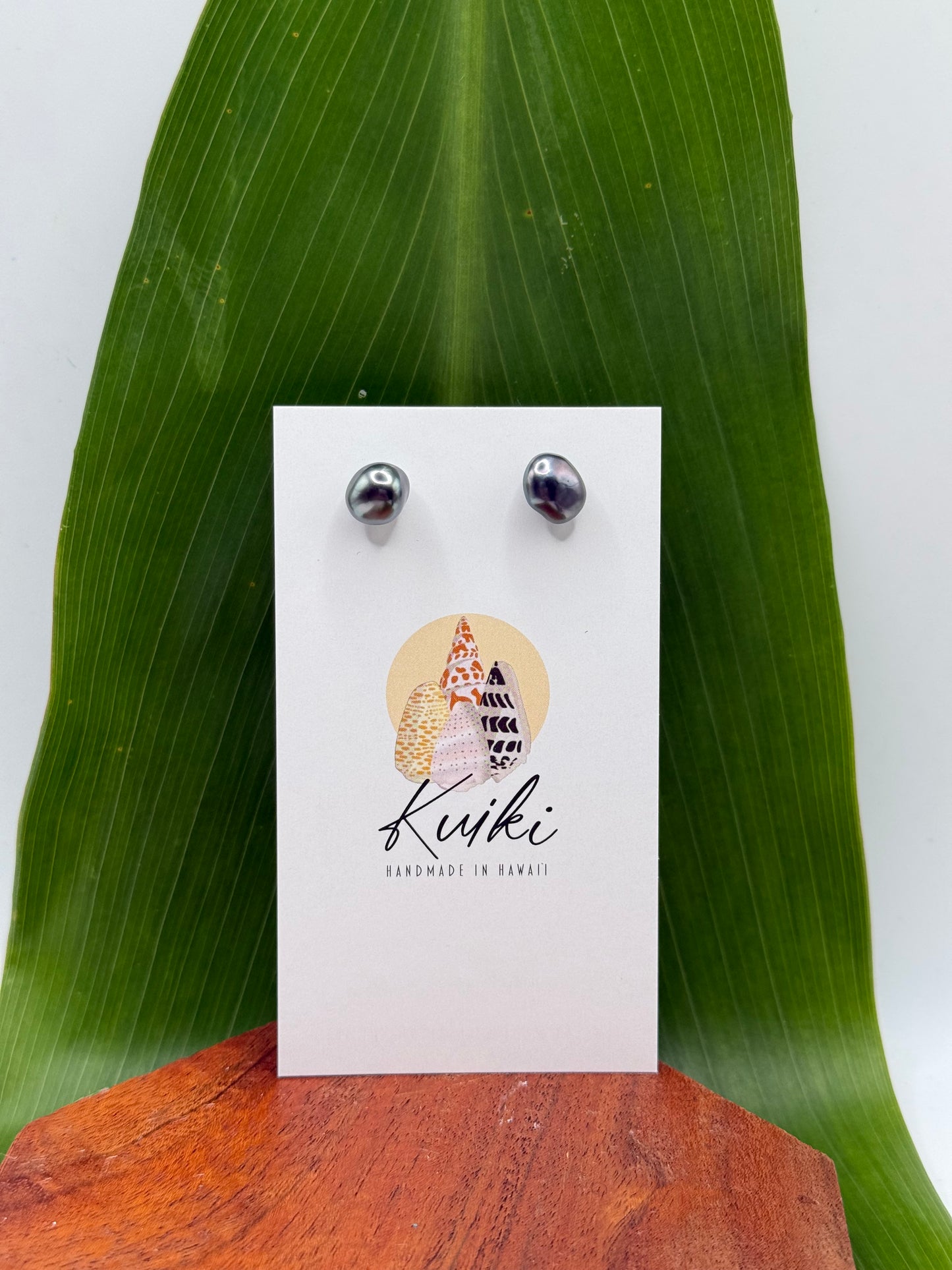 Keshi Pearl Studs