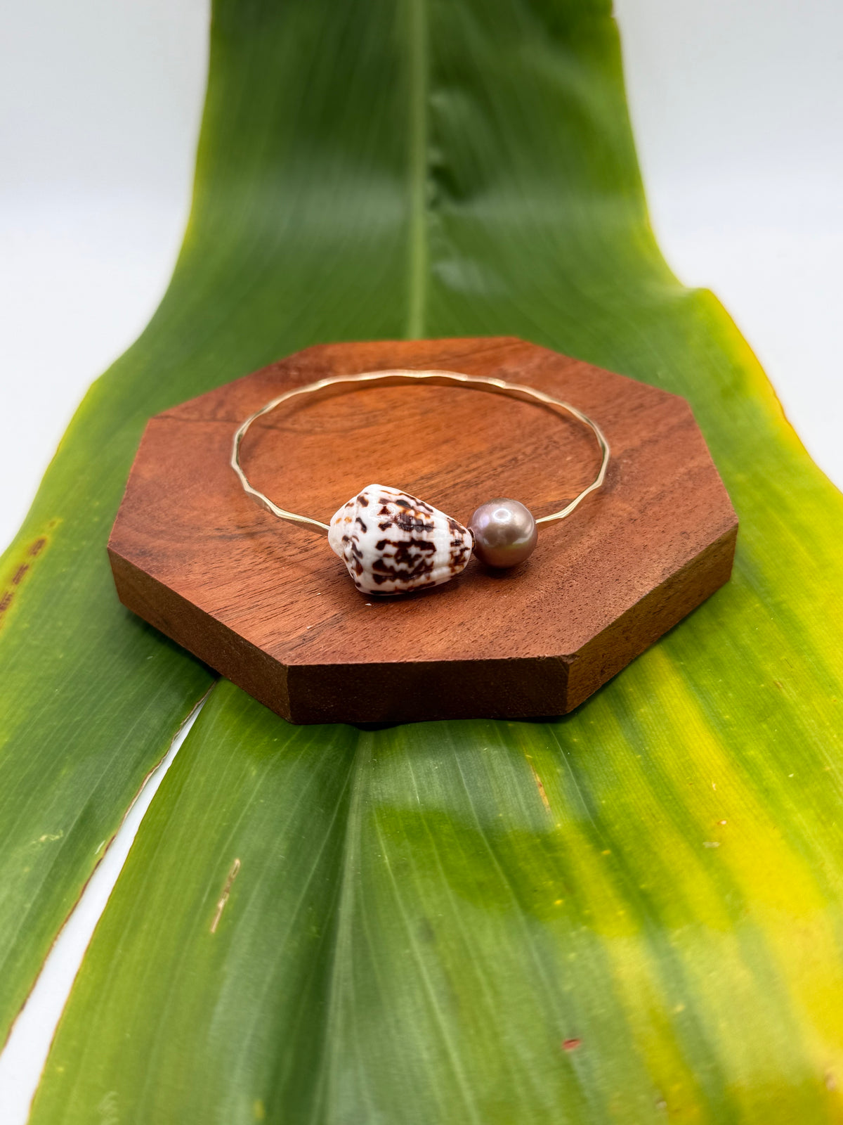 Tahitian Bangle Size 8" Gold Filled