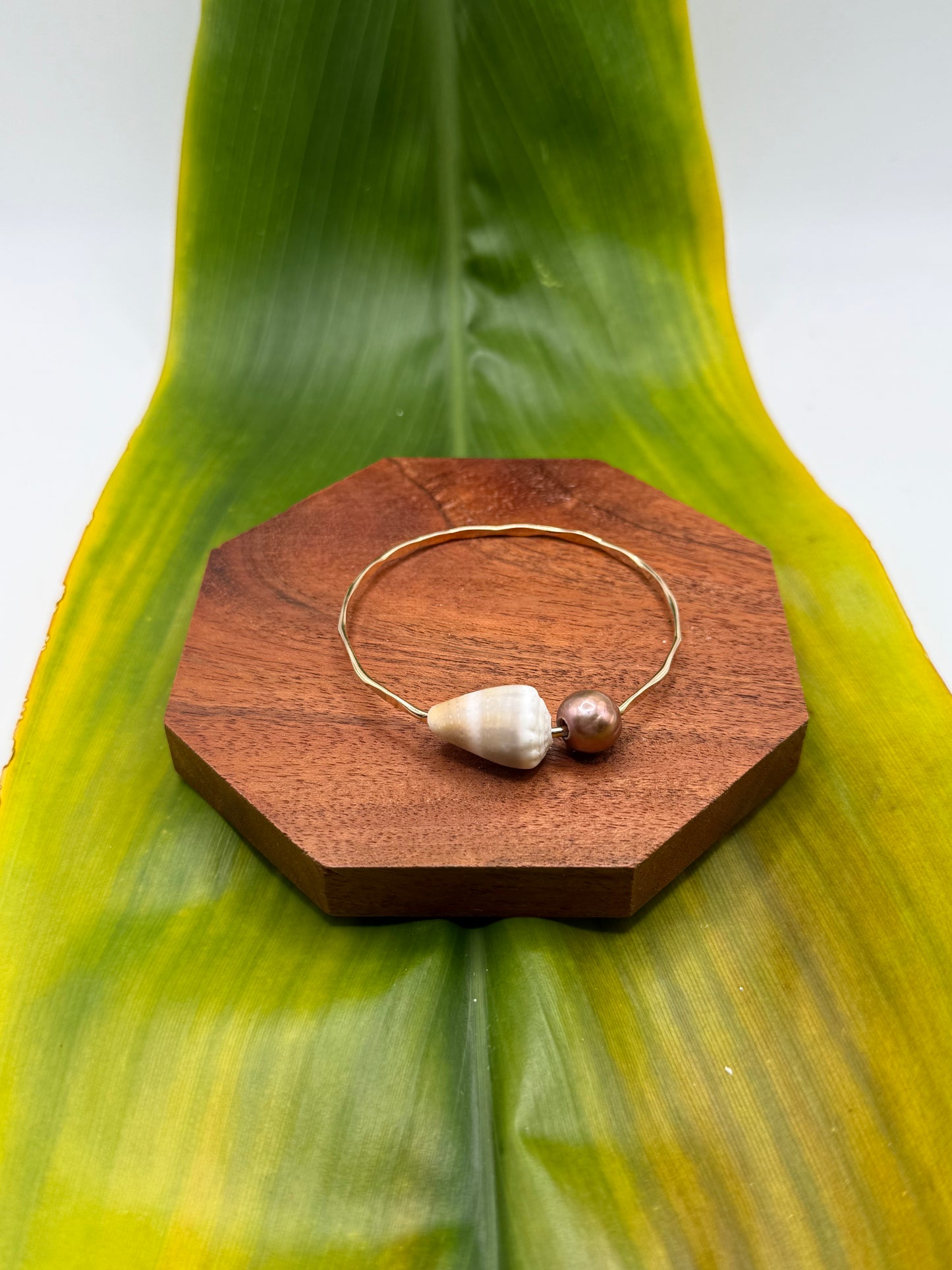 Tahitian Bangle Size 7" Gold Filled