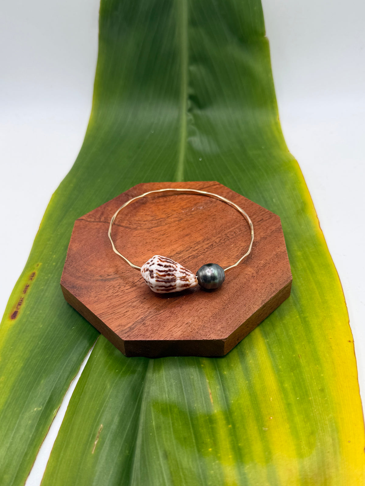 Tahitian Bangle Size 8.5” Gold Filled