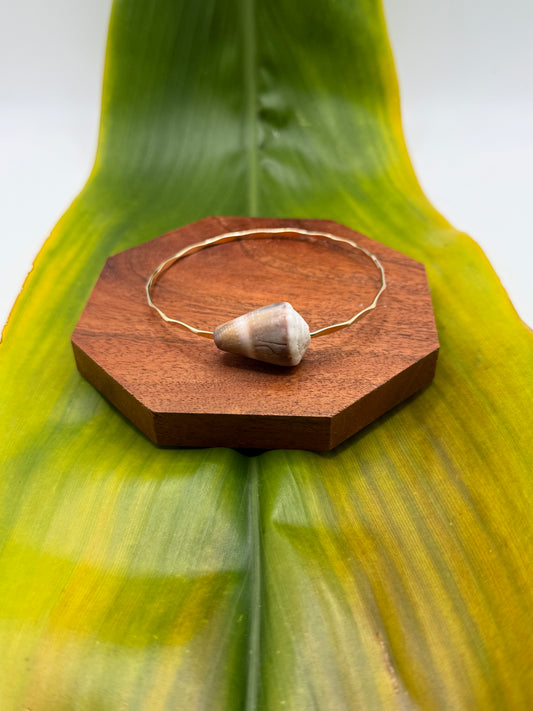 Tahitian Bangle Size 8.5" Gold Filled