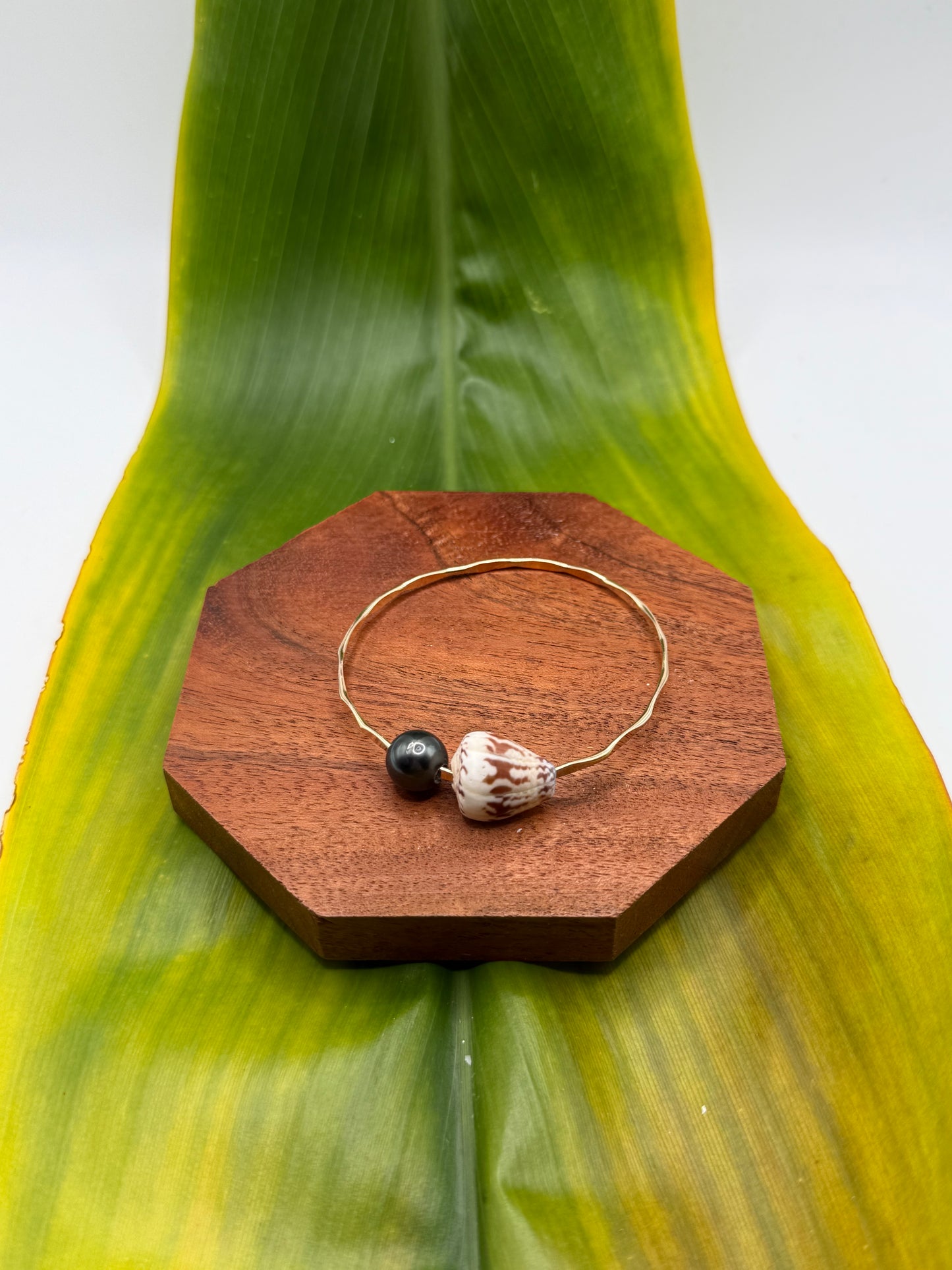 Tahitian Bangle Size 7" Gold Filled