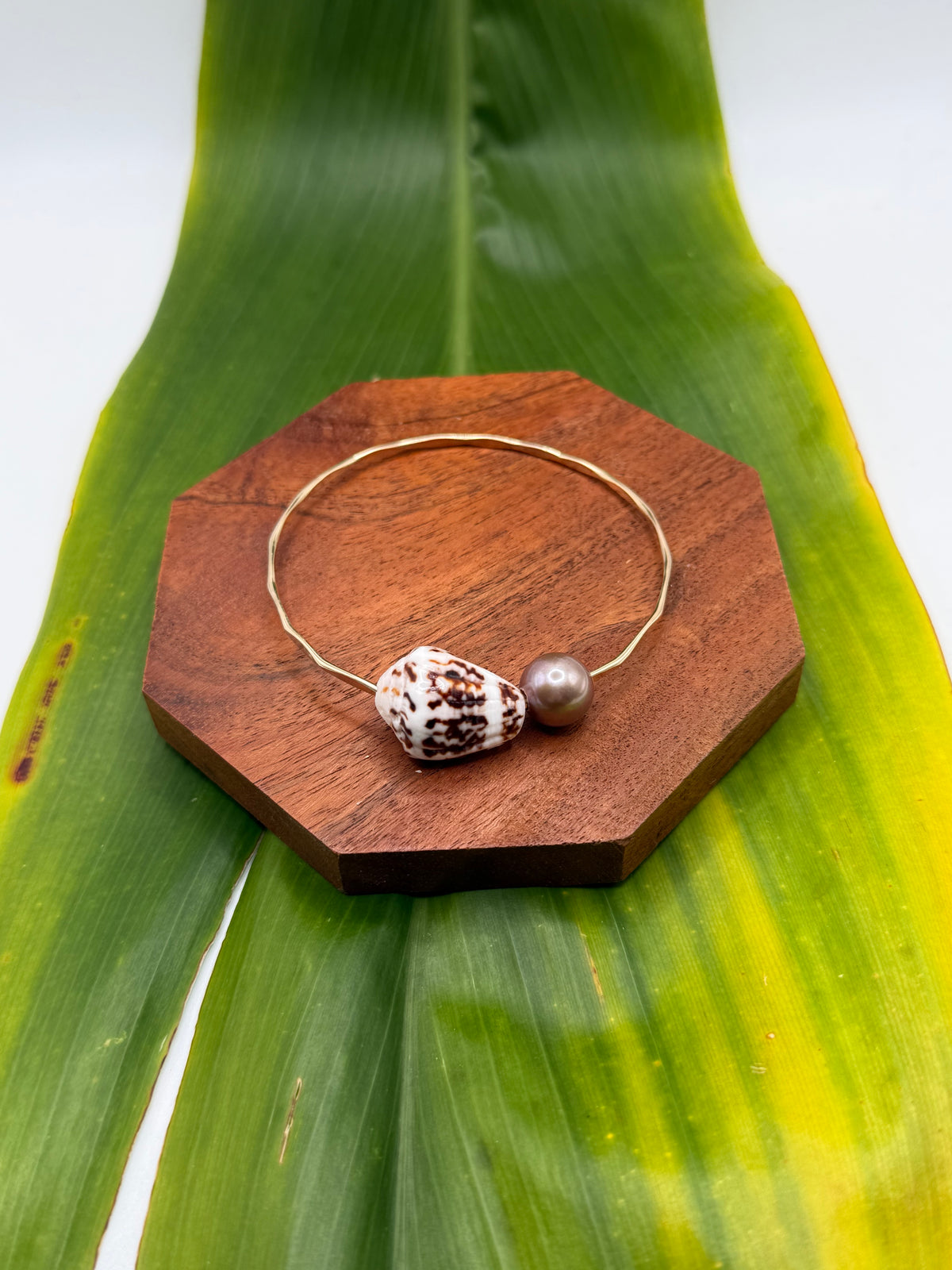 Tahitian Bangle Size 8" Gold Filled