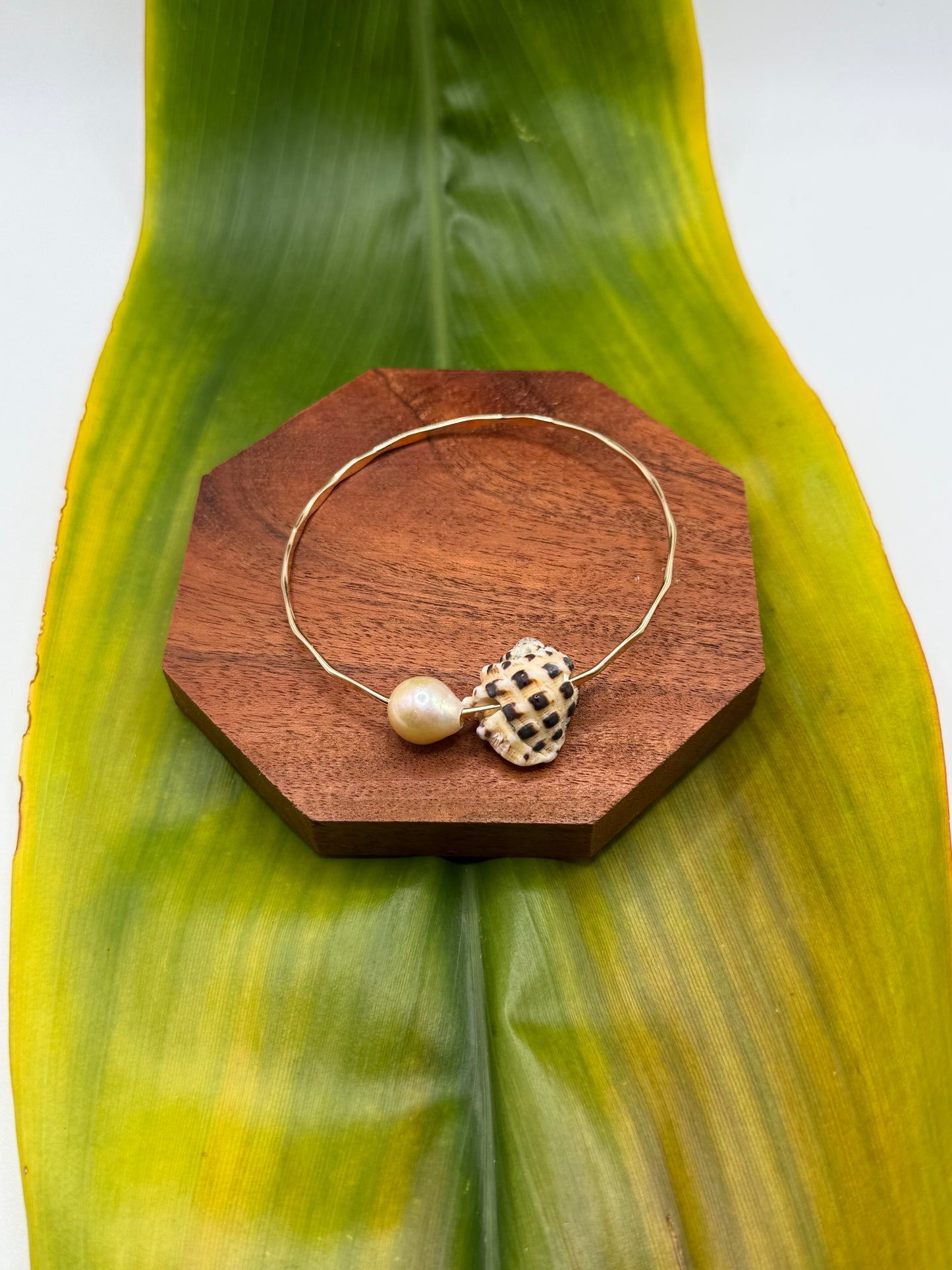 Tahitian Bangle Size 8.5" Gold Filled