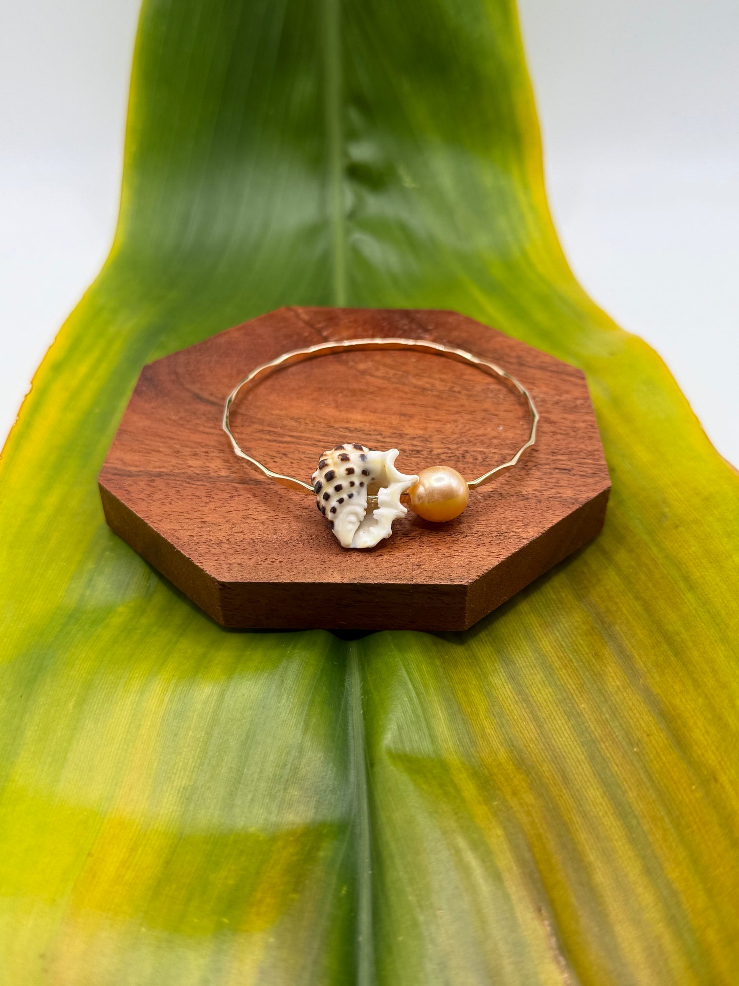 Tahitian Bangle Size 8" Gold Filled