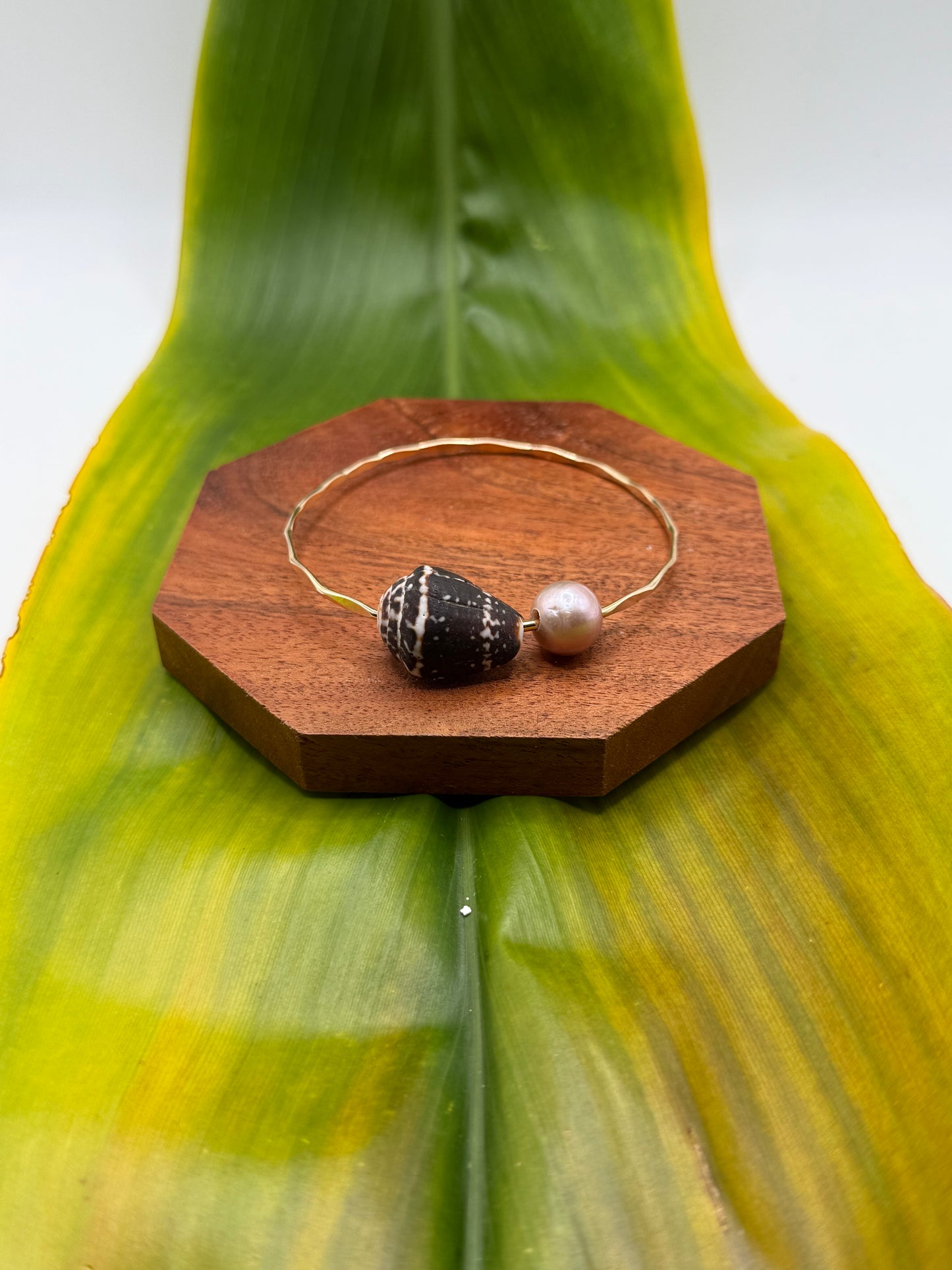 Tahitian Bangle Size 8" Gold Filled