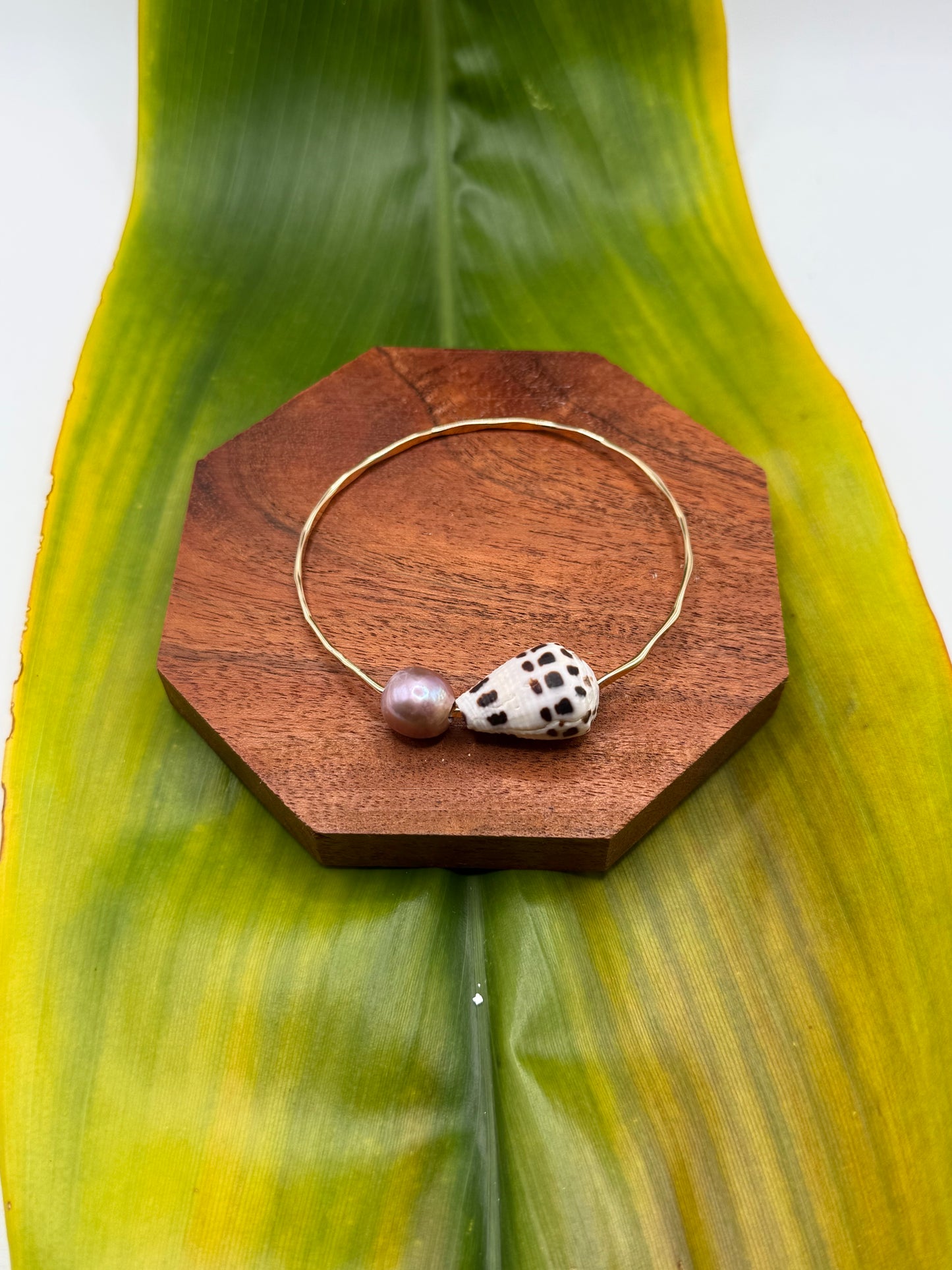 Tahitian Bangle Size 8" Gold Filled