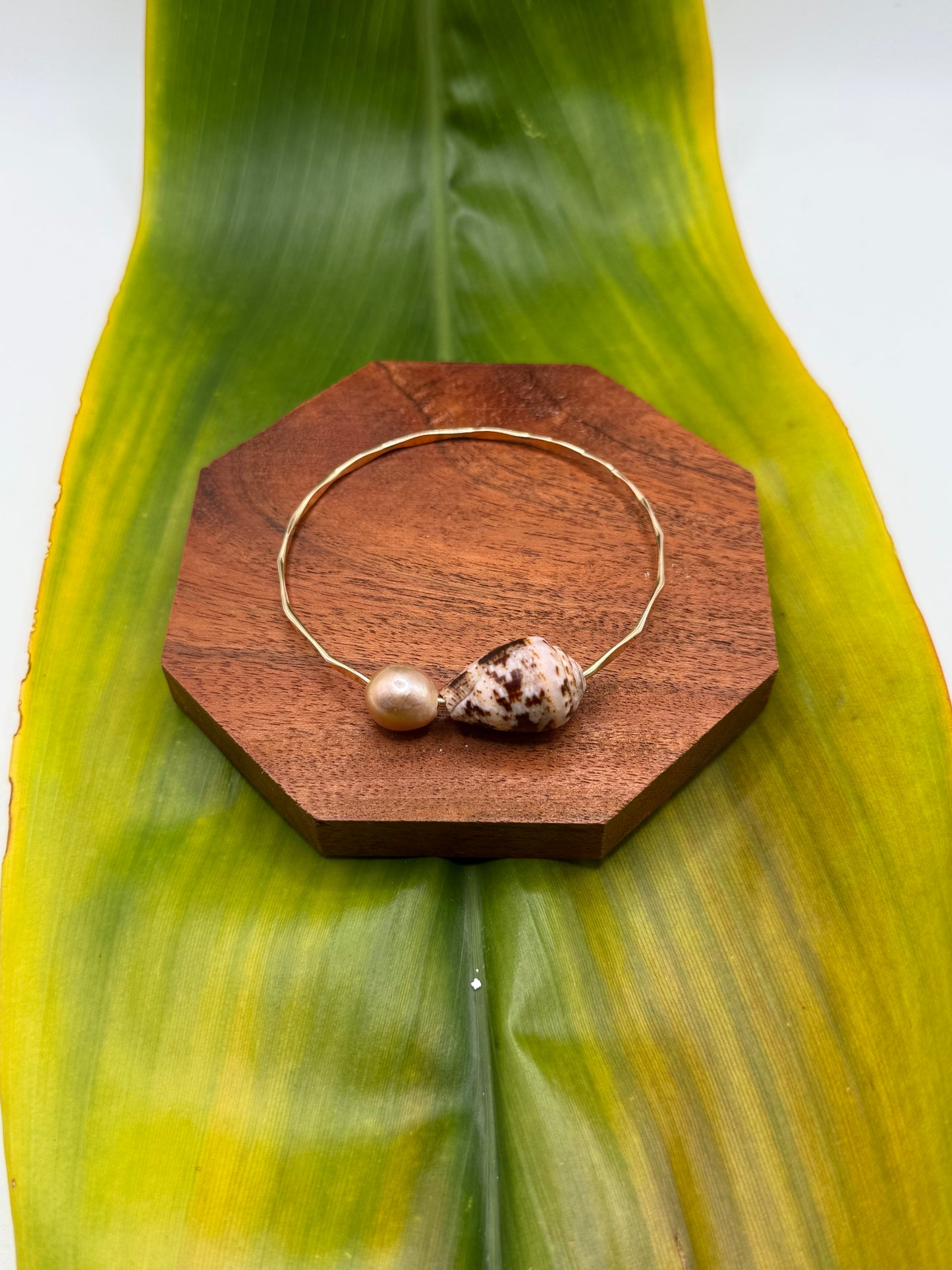 Tahitian Bangle Size 8" Gold Filled