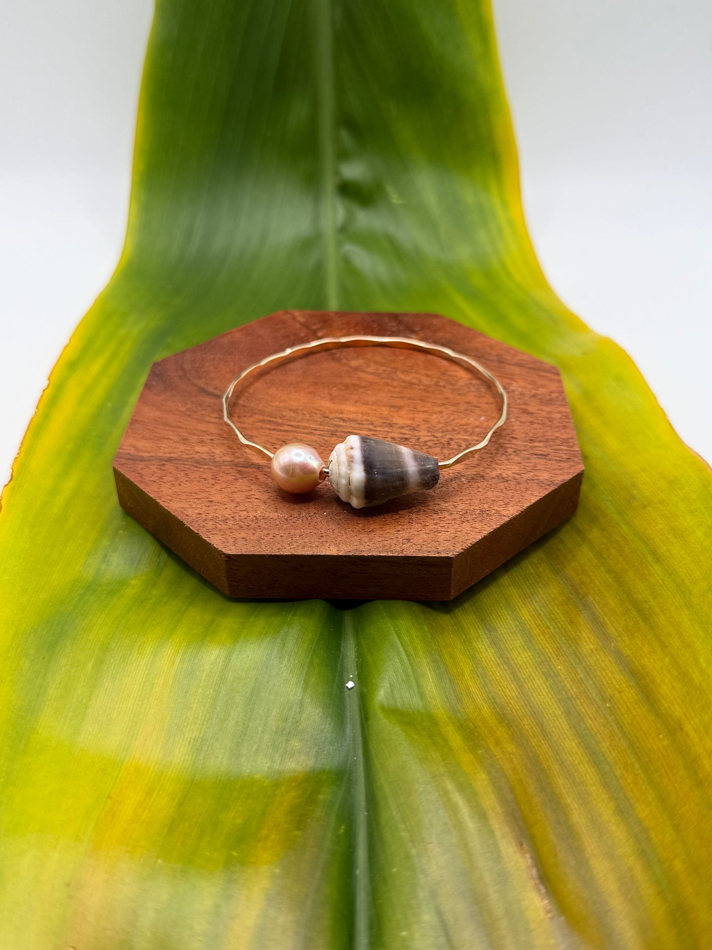 Tahitian Bangle Size 8" Gold Filled