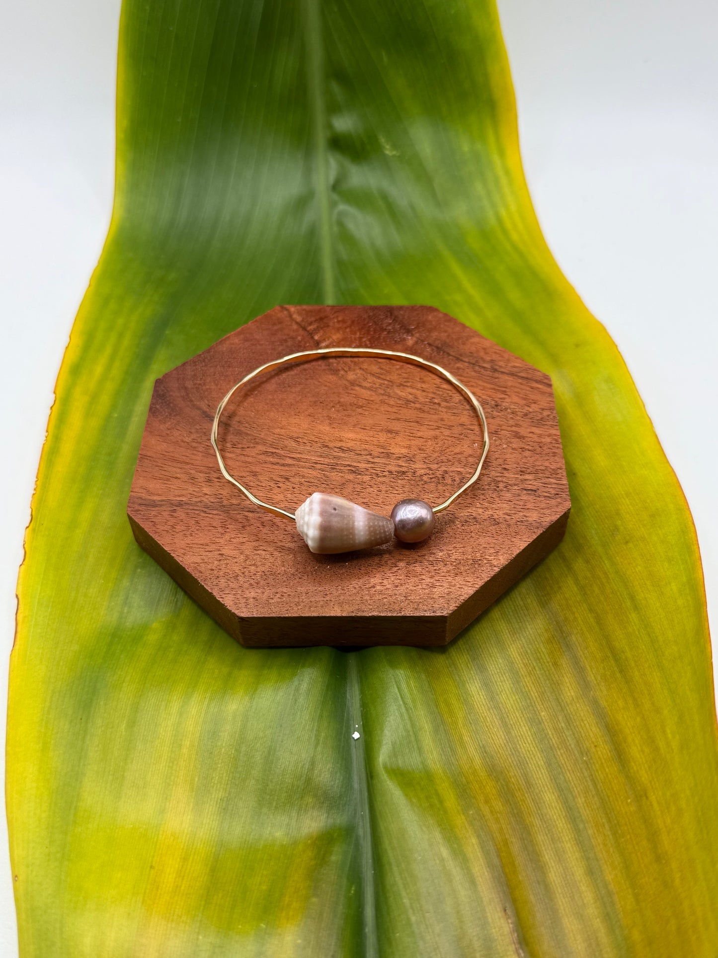 Tahitian Bangle Size 8" Gold Filled