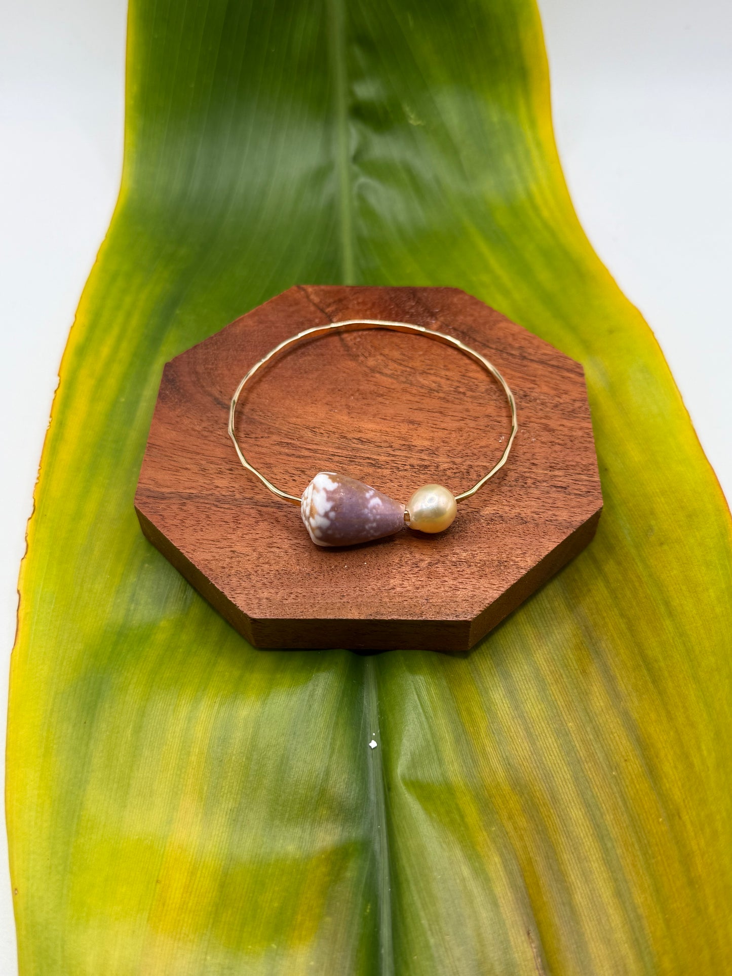 Tahitian Bangle Size 8" Gold Filled