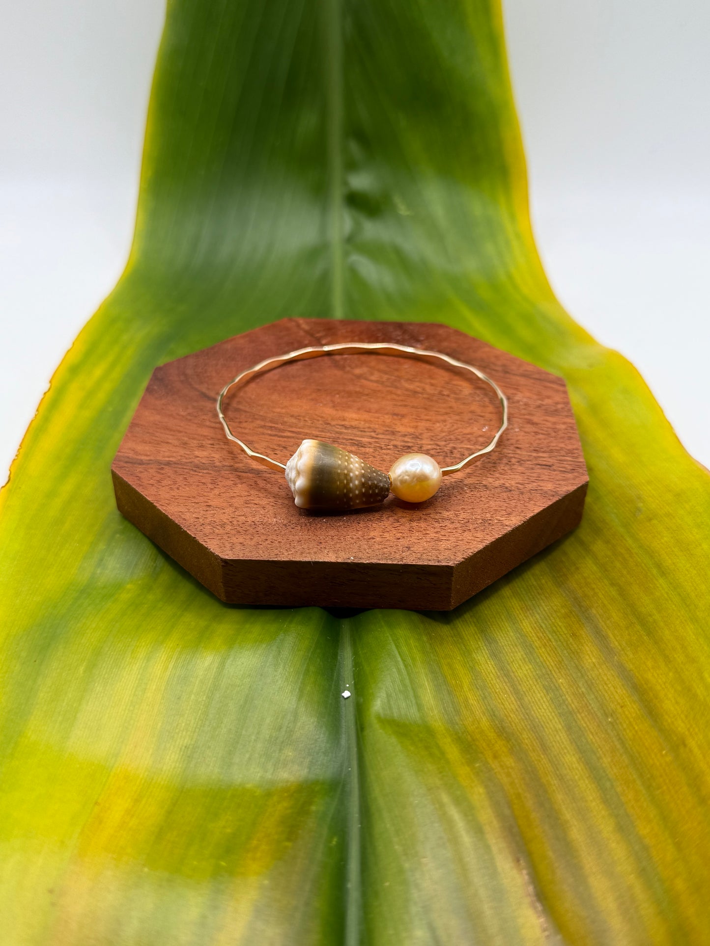 Tahitian Bangle Size 8" Gold Filled