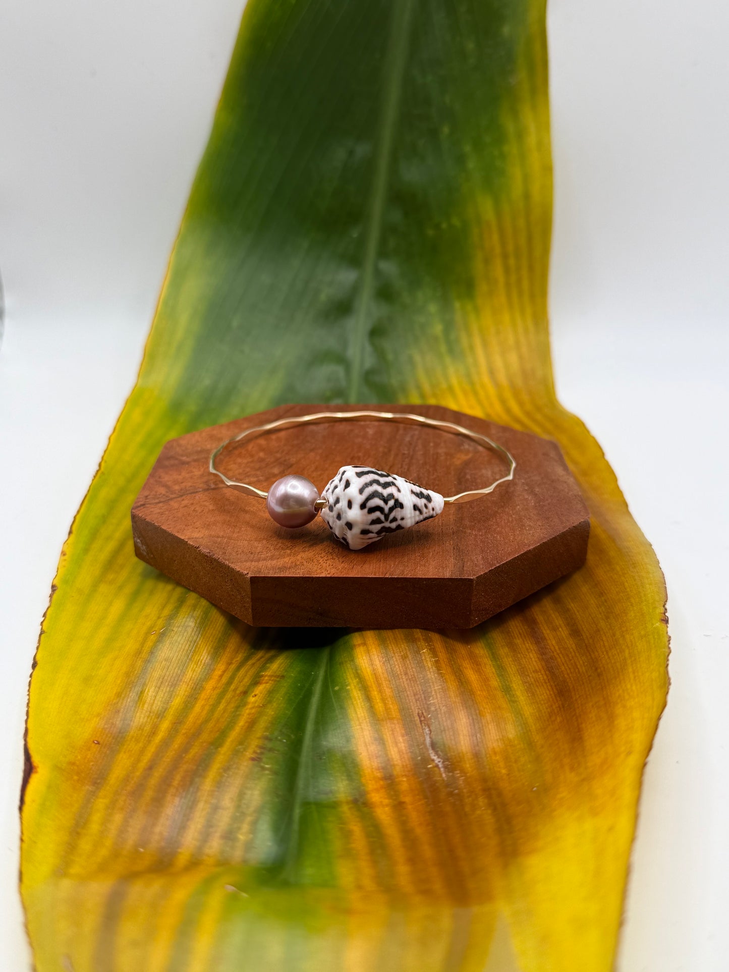 Tahitian Bangle Size 9" Gold Filled