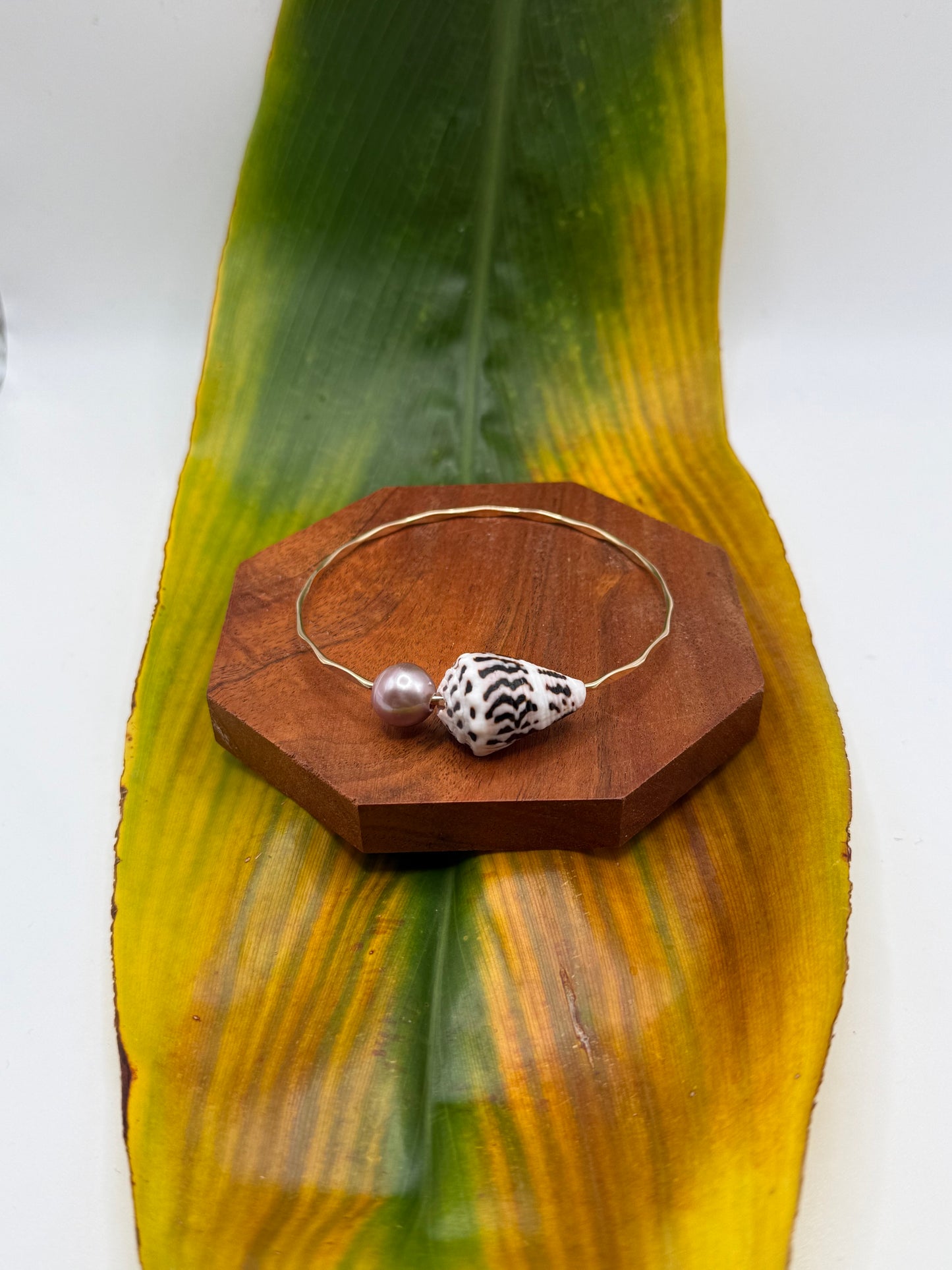 Tahitian Bangle Size 9" Gold Filled