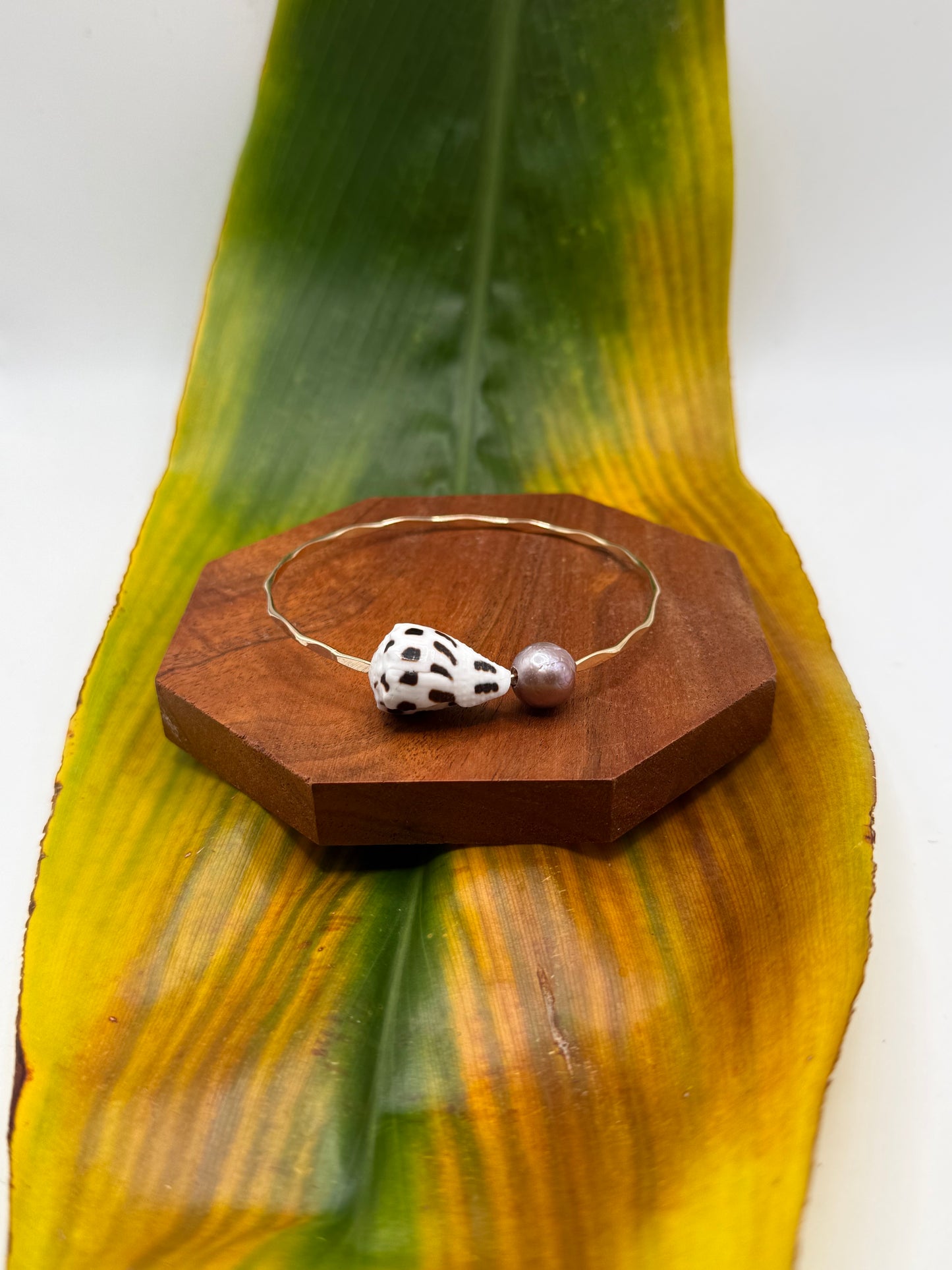 Tahitian Bangle Size 8.5" Gold Filled