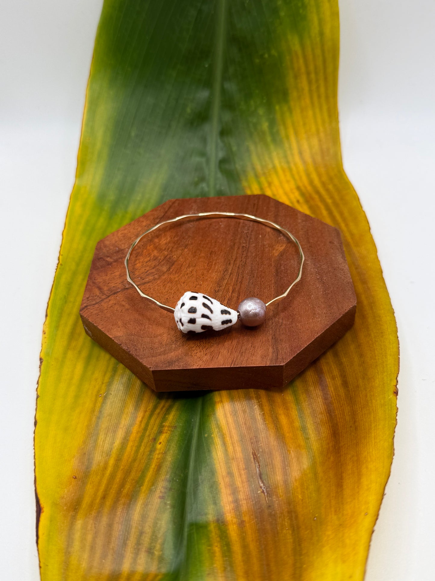 Tahitian Bangle Size 8.5" Gold Filled