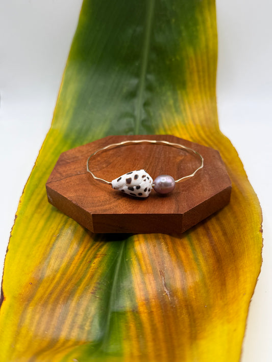 Tahitian Bangle Size 8.5" Gold Filled