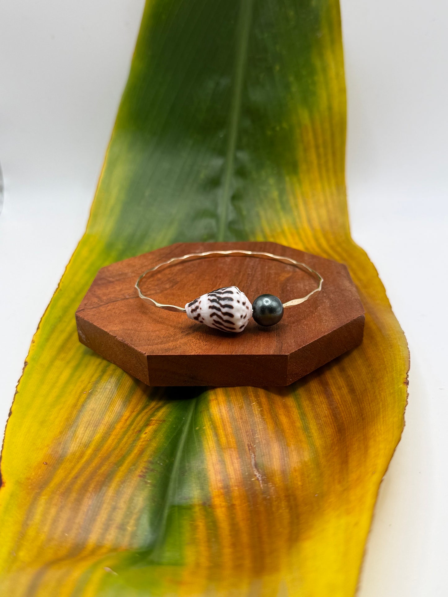 Tahitian Bangle Size 8.5" Gold Filled