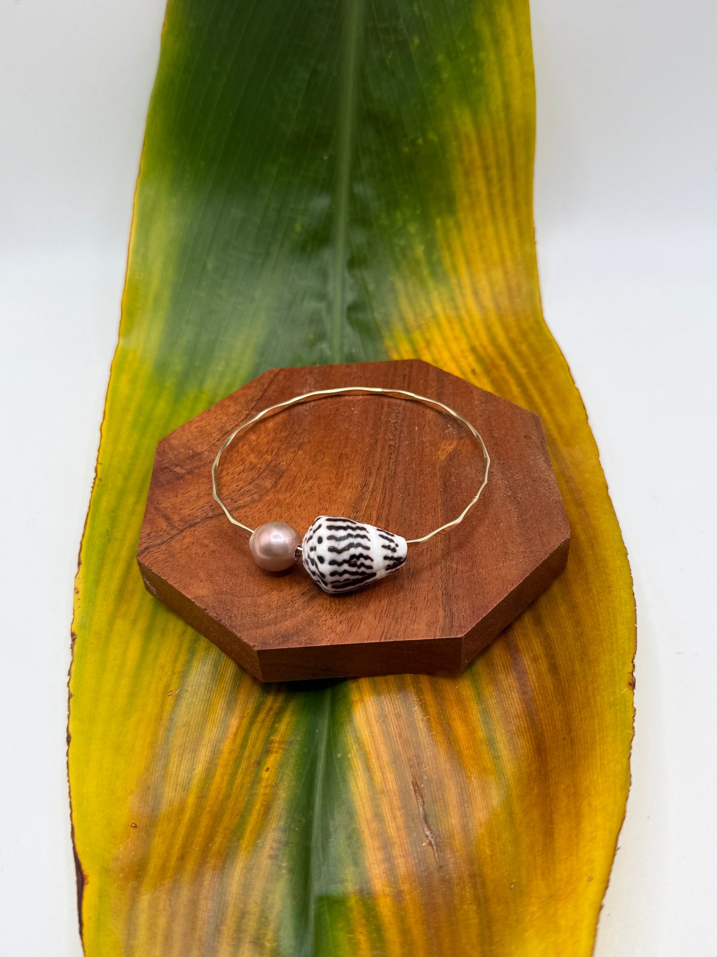 Tahitian Bangle Size 8.5" Gold Filled