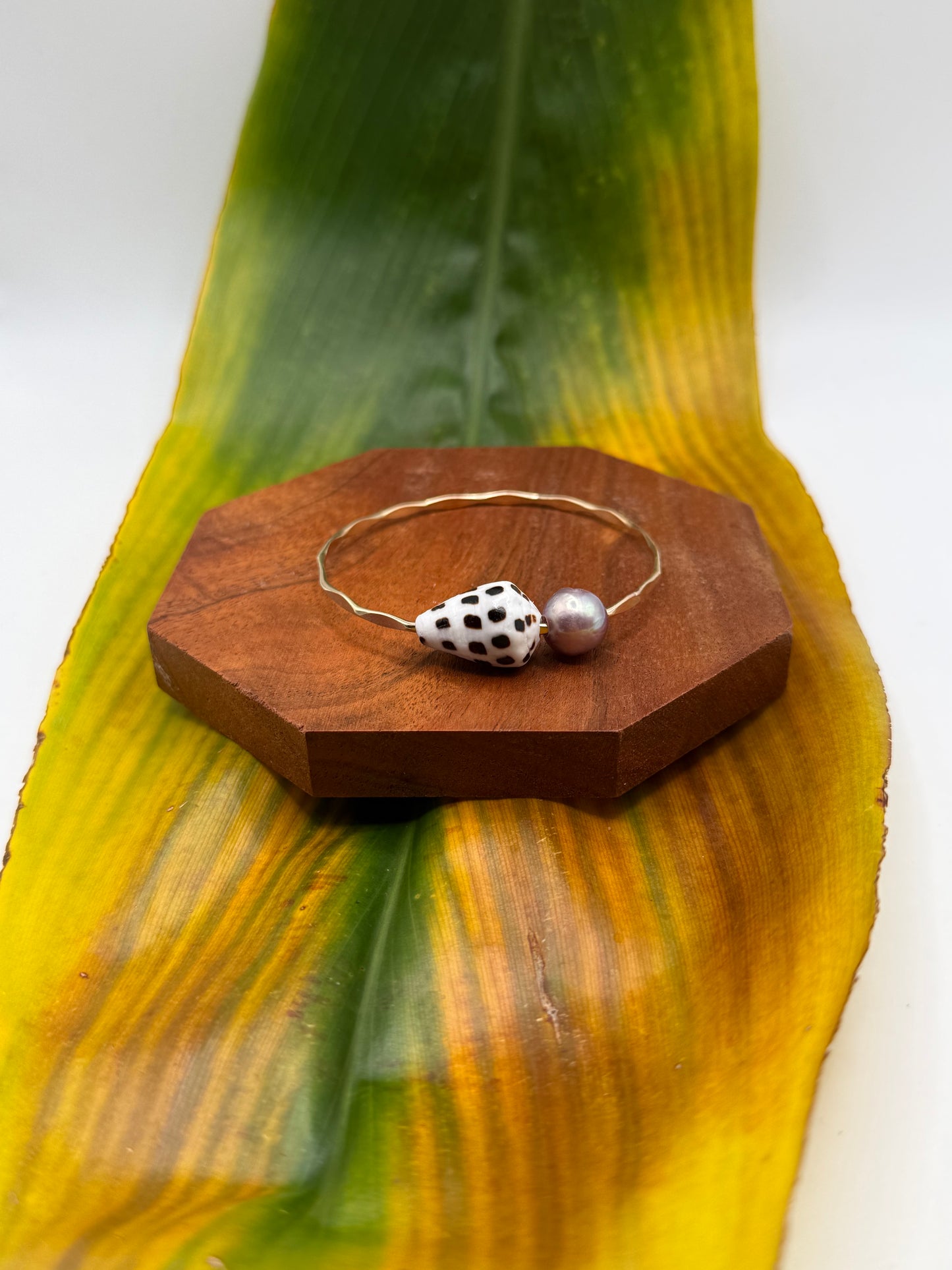 Tahitian Bangle Size 7" Gold Filled