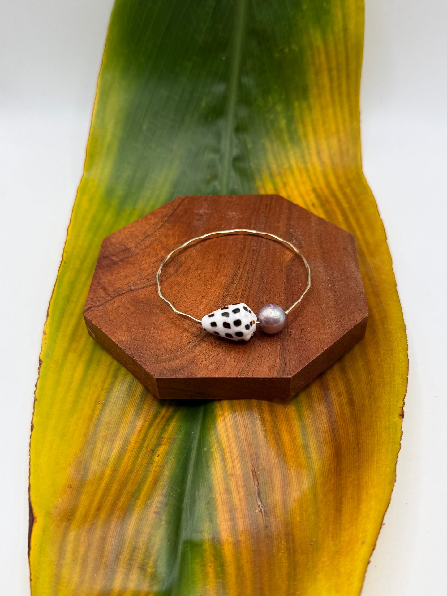 Tahitian Bangle Size 7" Gold Filled