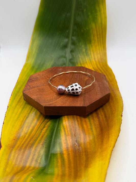 Tahitian Bangle Size 7" Gold Filled