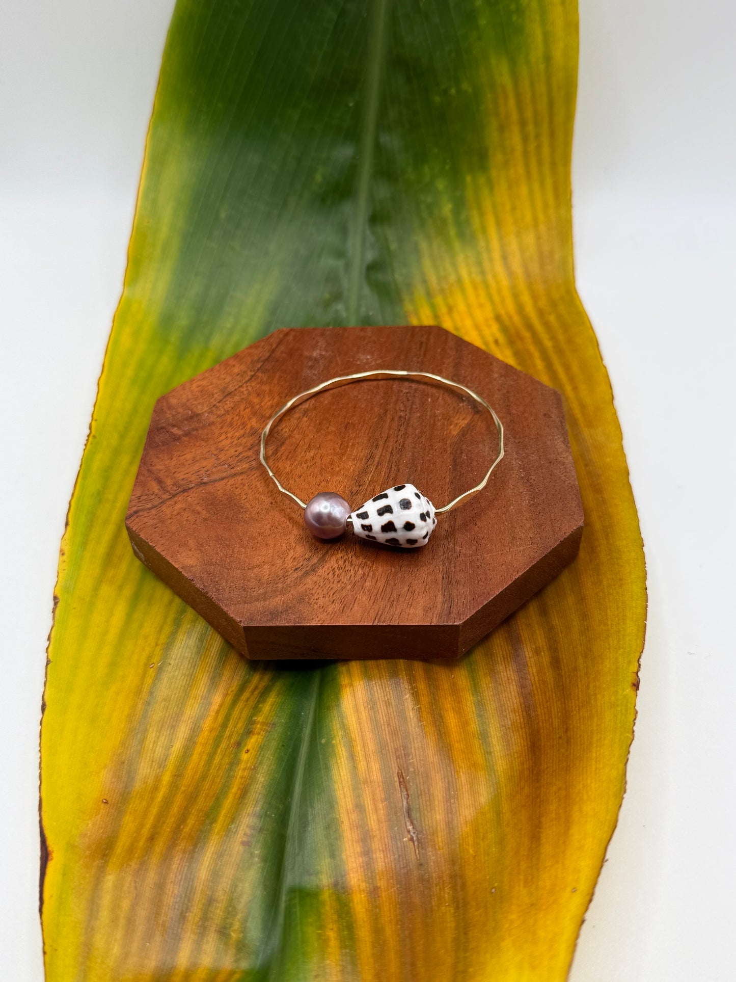 Tahitian Bangle Size 7" Gold Filled