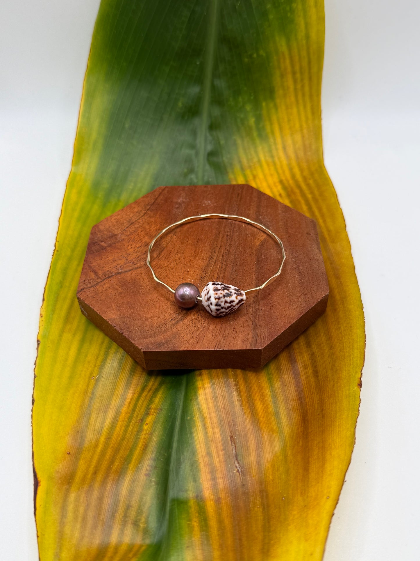 Tahitian Bangle Size 7" Gold Filled